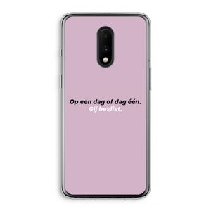 gij beslist: OnePlus 7 Transparant Hoesje