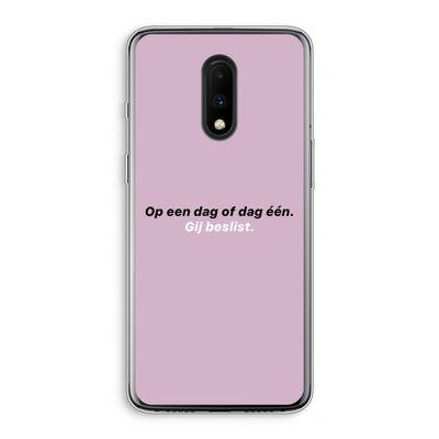 gij beslist: OnePlus 7 Transparant Hoesje