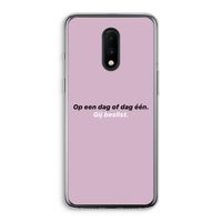gij beslist: OnePlus 7 Transparant Hoesje gij beslist: OnePlus 7 Transparant Hoesje