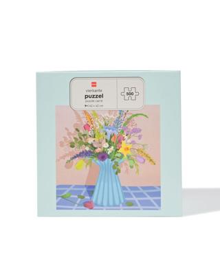 HEMA Legpuzzel 13.6x10.5cm 500 Stukjes Bloemenvaas