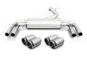 Remus uitlaat passend voor Audi S3 Sportback (8V) - Zilver Carbon 0469131500004683CR