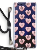 Chicks before dicks: Honor 9 Transparant Hoesje met koord