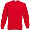 Fruit Of The Loom F324 Classic Set-in Sweat - Red - XXL