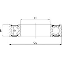 UNION kogellager ball bearing cb-074 12x24x6