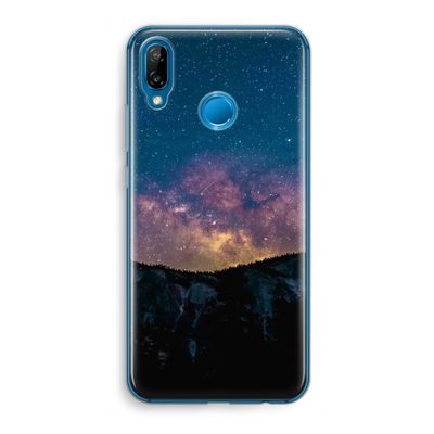 Travel to space: Huawei P20 Lite Transparant Hoesje