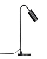 Minimalistische tafellamp mat zwart met schakelaar en GU10 fitting By Rydens Curve Minimalistische tafellamp mat zwart met schakelaar en GU10 fitting By Rydens Curve