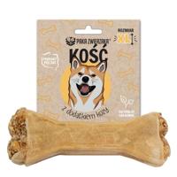 PAKA ZWIERZAKA Bone with goat XL 17 cm - traktatie voor hond - 115g