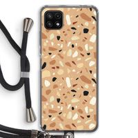 Terrazzo N°17: Samsung Galaxy A22 5G Transparant Hoesje met koord