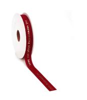 Vellu Vol verwachting ... lint rood 5mm x 15 meter