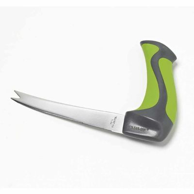 Vorkmes met gehoekt handvat | Lengte mes 14 cm | Roestvrijstaal | Anti-slip handvat | Vaatwasmachine bestendig | PR63017