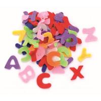 Hobby vilt gekleurde vilten letters - van 2,5 cm - 300x stuks - Knutselen - Alfabet letters