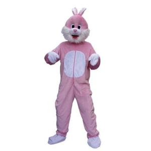 Carnaval verkleed dierenpak - Roze konijnen/paashaas kostuum - volwassenen - one size M/L