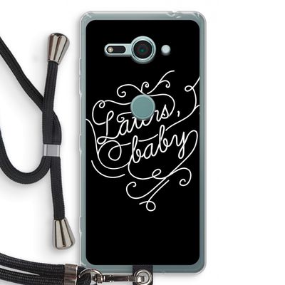 Laters, baby: Sony Xperia XZ2 Compact Transparant Hoesje met koord