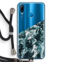 Zee golf: Huawei P20 Lite Transparant Hoesje met koord