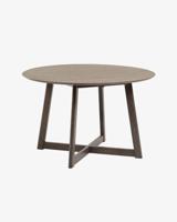Kave Home Kave Home Maryse, Uitschuifbare tafel maryse 70 (120) x 75 cm afwerking in essenhout