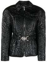 Versace veste bomber à imprimé baroque - Noir - thumbnail