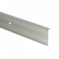Trapneusprofiel PVC zilver 14x43mm - 300cm