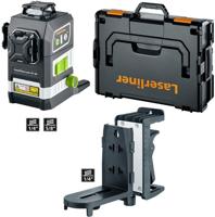 Laserliner powerplane-laser 3g multi-18v - geleverd met 7-delige poweradapterset 036.380.70 - 036.380l