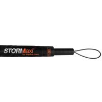 STORMaxi storm paraplu zwart met oranje frame windproof 100 cm   - - thumbnail