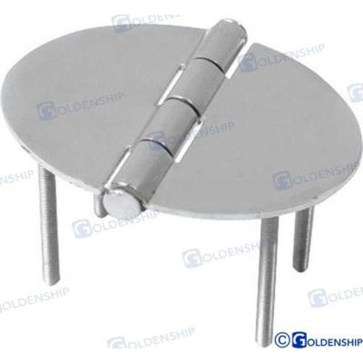 GS72161 - RVS SCHARNIER 4 BOUTEN 51X35