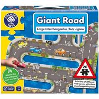 Giant Road Road - Puzzel - BOOMGAARD - 20 grote verwisselbare stukken