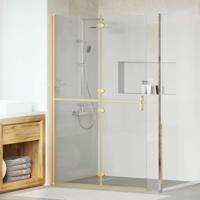 Inloopdouchewand Goud 120 x 6,5 x 190 cm