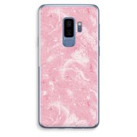 Abstract Painting Pink: Samsung Galaxy S9 Plus Transparant Hoesje