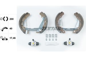 Remschoenset TEXTAR, Diameter (mm)200mm, u.a. fÃ¼r VW, Seat, Audi, Skoda