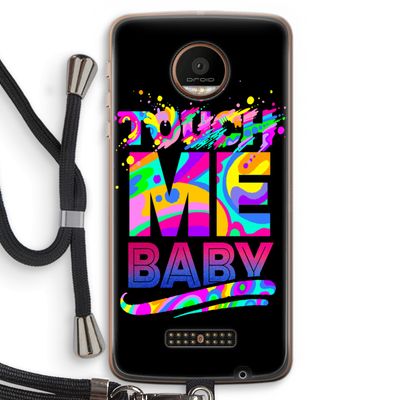 Touch Me: Motorola Moto Z Force Transparant Hoesje met koord