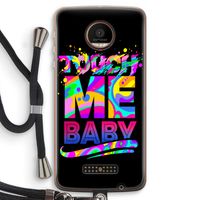 Touch Me: Motorola Moto Z Force Transparant Hoesje met koord