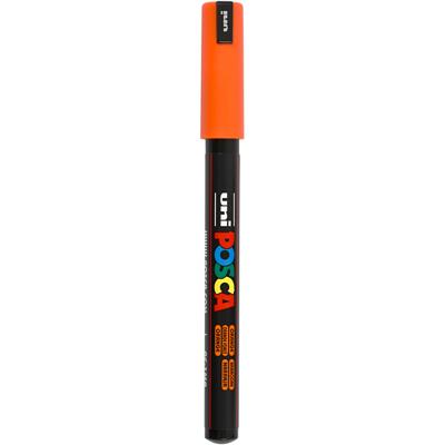 Uni-Posca Posca marker, afm pc-1mr, lijndikte 0,7 mm, extra-fijn, oranje, 1 stuk