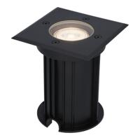 Ramsay LED Grondspot - Vierkant - Dimbaar - GU10 - 4000K neutraal wit - 4 Watt 345 Lumen - Tuinspot - Zwart - IP67 waterdicht - Overrijdbaar voor de Oprit, Tuin en Terras