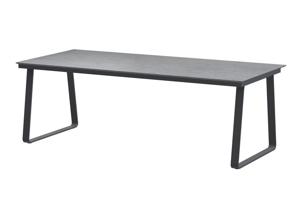 Konos Tafelframe Antracite met HPL Light Grey tafelblad 220 x 95 cm - 4so
