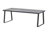 Konos Tafelframe Antracite met HPL Light Grey tafelblad 220 x 95 cm - 4so
