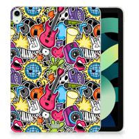 iPad Air (2020/2022) 10.9 inch Leuke Siliconen Hoes Punk Rock