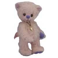 Clemens Knuffelbeer Teddy Rose Junior 15 Cm Pluche Zalmroze - thumbnail