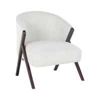 Richmond Fauteuil Mia Bouclé - Wit - thumbnail