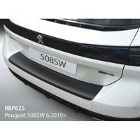 Bumper beschermer passend voor Peugeot 508 SW II 2019- Zwart GRRBP625 - thumbnail