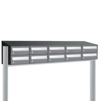 Allux Hive Set 5-Breed, 2-Hoog Met Dak Op Statief Antraciet - 40030065_5x2ds