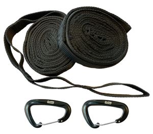 Hangmatbevestiging 'Tree Strap' - Zwart - 200 kg - Tropilex