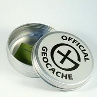 Magnetische Geocaching Container rond - L (85 x 26,5 mm) - thumbnail
