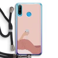 Wine: Huawei P30 Lite Transparant Hoesje met koord