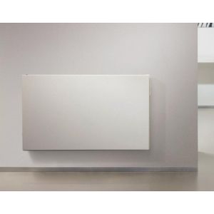 Vasco E panel h fl elektrische paneelradiator 60x100cm 1250watt Staal Traffic White 339100060el1000