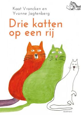 Kaat  Vrancken Tijgerlezen   Drie katten op een rij