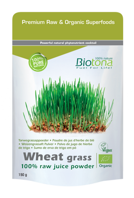Biotona Wheat Grass 100% Raw Powder