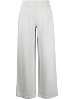 Calvin Klein logo-print wide-leg track pants - Vert