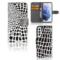 Samsung Galaxy S22 | Telefoonhoesje | Met pasjeshouder | Slangenprint