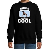 Sweater eagles are serious cool zwart kinderen - arenden/ rode wouw roofvogel trui - thumbnail