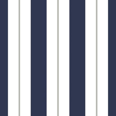 Dutch Wallcoverings Joy - Strepen - Blauw/Wit/Grijs