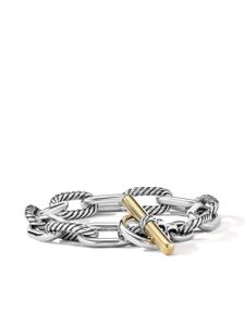 David Yurman bracelet DY Madison Toggle Chain en or 18ct - Argent